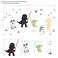 Lambs &amp; Lambs Ivy Star Wars Classic Wall Decals Yoda Darth Vader R2D2 C3PO