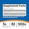 Nutricost LGlutamine Powder Sweetened with Stevia Peach Mango 500 Grams