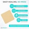Medvance Ultra Absorbent Silicone Foam Dressing Waterproof Silicone Adhesive Foam Dressing Easy Apply Sterile Bandages Wound Care Dressings for Burns More 4x4 Bandage Box of 10