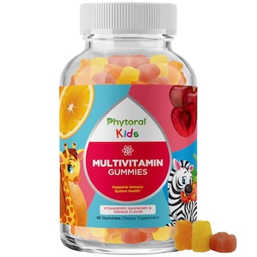 Phytoral Kids Vitamins Gummy Multivitamin Chewable Kids Gummy Vitamins for Mood Support Natural Energy Boost and Immune Support for Immune Gummies and Natural Multivitamin 90 Count