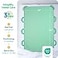 Improvia Positioning Bed Pad with 8 Reinforced Handles QuickDrying Washable Waterproof for Lifting Turning Transfering Elderly and Incontinence Patients Green 34 x 52 Pack of 1