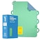 Improvia Positioning Bed Pad with 8 Reinforced Handles QuickDrying Washable Waterproof for Lifting Turning Transfering Elderly and Incontinence Patients Green 34 x 52 Pack of 1