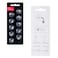 Pokjet Hearing Aid Domes for Oticon MiniFit Open Vent Bass Domes 3 Packs 8mmUniversal Domes for Oticon Hearing Aid Supplies