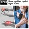 TrelaCo 2 Pcs Hand Ulnar Deviation Strap Right Drift Hand Splint Knuckle Splint MCP Knuckle Joint Finger Support Deviation Insert for Rheumatoid Arthritis Pain Tendonitis Sprains Strains LargeRight