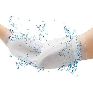 غطاء استحمام متوسط ​​الحجم لخط PICC من AHIER، غطاء مقاوم للماء لخط PICC للذراع، واقي لخط PICC أثناء الاستحمام في الحمام أو أثناء العلاج الكيميائي، قابل لإعادة الاستخدام