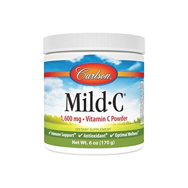 Carlson MildC Vitamin C Powder Supports Healthy Immune Function 6 oz 170 g