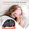 INNELO Sleep Mask for Side Sleeper Eye Mask Sleeping Women Men 100 Light Blocking 3D Contoured Cup Sleeping Mask Soft No Eye Pressure Cover Blindfold Night Shade for Travel Nap Yoga Pink