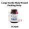 McKesson Packing Strip Sterile Plain 100 Cotton 1 in x 5 yds 1 Count