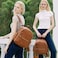 MOMINSIDE Small Diaper Bag Backpack Mini Diaper Bag with 11 Pockets Leather diaper backpack Baby Diaper Bag for Baby Girls 2 Insulated Pockets Stroller Straps Brown