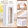 Honoson 24 Pcs Tumbler Gift Box with Ribbon for Sublimation Glass Exhibition Boxes Transparent for 12oz 16oz 20oz Drinking Cup Glasses Jars Mug Can Blanks White