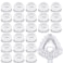 Sosation 24 Pack Mask Liners Full Face Reusable Soft Mask Covers Reduce Air Leaks and Blisters Washable Cushion CoversWhite