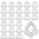Sosation 24 Pack Mask Liners Full Face Reusable Soft Mask Covers Reduce Air Leaks and Blisters Washable Cushion CoversWhite