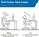 StrongTek Ergonomic Under Desk Footrest 3 Adjustable Heights Wooden Office Footrest Large AntiSlip Surface Improves Posture and Blood Circulation up to 400lbs Natural