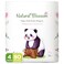 Natural Blossom PullOn Baby Diapers UltraSlim Hypoallergenic Super Soft Vegan Size 6 4T5T 33 lbs 80 Count