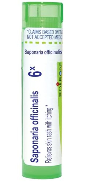 Boiron Saponaria Officinalis 6X for Skin Rash with Itching 80 Pellets