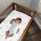 Lambs &amp; Lambs Ivy Baby Farm Animals 100 Cotton Fitted Crib Sheet White