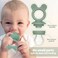 Bessentials Baby Fresh Fruit Food Feeder 2 Pack Silicone Baby Mesh Feeders for Infant Safe Self Feeding 3 Sizes Food Pouches Included Suitable for Baby 4m PurpleMisty Green