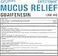 P Puregen Labs Mucus Relief 12 Hour Extended Release Guaifenesin 1200mg Maximum Strength Value Size 110 Count Chest Congestion Expectorant Tablets