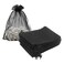 HRX Package Black Organza Bags 5x7 inch 100pcs Mesh Candy Bags Jewelry Pouches Drawstring Empty Sachet for Present Wedding Giveaways