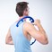 أداة تدليك نقاط الضغط Body Back Buddy Elite FSA، جهاز تدليك يدوي للرقبة والظهر، عصا تدليك لإزالة عقد العضلات، مع تعليمات، عبوة من قطعتين، لون أزرق