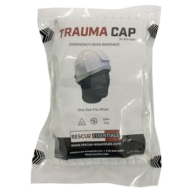 Rescue Essentials First Aid Trauma Cap Emergency Head Bandage