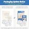 ELERA Silicone Cupping Therapy Set Transparent Massage Cups in 4 Sizes XL L M S for Body Relaxation Cellulite Home Wellness Gourd Shape 4Pack
