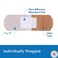 Henry Schein Adhesive Fabric Strip Bandages 1 x 3 Sterile 200 Ct