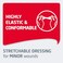 Leukoplast Elastic First Aid Dressings Stretchable and Conformable Ideal for Fingers Elbows Knees and Wrists 2 in x 3 in Box of 50