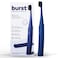 فرشاة أسنان كهربائية سونيك Burst Curve للبالغين، لون أزرق كوبالت، فرشاة سفر رفيعة مع غطاء، شعيرات فائقة النعومة، بطارية قابلة للشحن تدوم حتى شهرين، مؤقت ثنائي الوضع