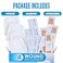 Houseables Zip Stitch Wound Closure Kit Butterfly Bandages Laceration Closure Strips Butterfly Stitches for Wounds Zip Tie Bandages Laceration Kit Suture Bandage Emergency Skin Zipper 4 Pack