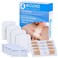 Houseables Zip Stitch Wound Closure Kit Butterfly Bandages Laceration Closure Strips Butterfly Stitches for Wounds Zip Tie Bandages Laceration Kit Suture Bandage Emergency Skin Zipper 4 Pack