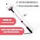 EASACE Lotion Applicator for Back Body Long Handle 215inch Adjustable Lotion Roller with 2 Replacement Roller for Back selfPink