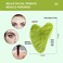 AIRLAXER Gua Sha Facial Tools SetGuasha Massage Kit for Face and BodyScraping Massage Board 4Piece Set Physical TherapyGusha Jade Stone Also be Used on The ChinNeck and Back Grass Green