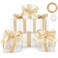 COTOPHER 60 Pcs Clear Favor Boxes 2x2x2 Clear Gift Boxes Party Favor Boxes Mini Transparent Cube Macaron Candy Boxes for Wedding Favors Baby Shower