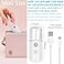 Mudder 8 Pieces Nano Facial Mister Face Sprayer Portable Handheld Humidifier Atomization USB Rechargeable 30 ml Face Steamer for Skin Care Eyelash Extensions Daily Makeup