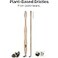 Sea Turtle PlantBased Bristles Soft Bamboo Toothbrushes Individually Sealed 10 Pack