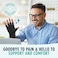 Dr. Frederick's Dr Fredericks Original Copper Compression Arthritis Gloves DoctorDeveloped Hand Pain Relief for Arthritis Carpal Tunnel Tendonitis AllDay Comfort Typing Daily Use Fingerless Medium