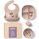 SAMiGO Silicone Baby Feeding Set Baby Led Weaning Supplies Suction Bowl Plate Bib Cup Self Feeding Spoons Solid Food Eating Essentials First Stage Utensils 6 Months