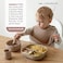 SAMiGO Silicone Baby Feeding Set Baby Led Weaning Supplies Suction Bowl Plate Bib Cup Self Feeding Spoons Solid Food Eating Essentials First Stage Utensils 6 Months