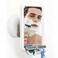 Safe-er-Grip SafeerGrip Changing Lifestyles SuctionMounted FogFree Shower Mirror 360 Swivel Shaving Mirror with 2 Razor Hooks Removable Reusable NoTool Install 45 x 6 in White