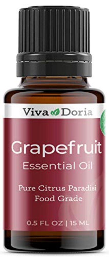 زيت فيفا دوريا العطري بخلاصة الجريب فروت، زيت عطري طبيعي 100% غير مخفف، للاستخدام في العلاج العطري، صالح للاستهلاك البشري، 15 مل (0.5 أونصة سائلة).