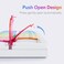 BUG HULL Weekly Pill Organizer 2 Times a Day Arthritis Friendly AM PM Pill Organizer 7 Day with Easy Push Design Daily Pill Organizer for Medicine Pill Box 7 Day for Vitamin Supplements