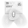 Not Just A Patch Dexcom G6 Adhesive Patches 20 Pack Dexcom G6 Stickers Adhesive Patches for Skin Water Resistant Dexcom Overpatch G6 for Active Lifestyle 1014 Days Transparent