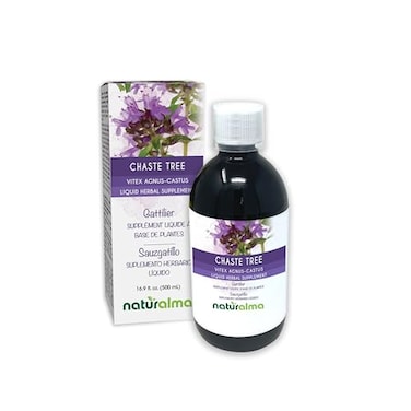 مستخلص ثمار شجرة كف مريم (Vitex agnuscastus) من ناتشورالما، خالٍ من الكحول، 169 أونصة سائلة، مستخلص سائل في قطرات، مكمل عشبي نباتي