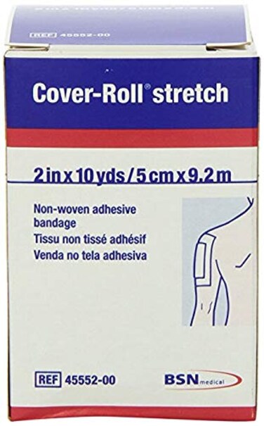ضمادات BSN الطبية Bsnjobst Cover Roll، قطعتان × 10 ياردات، موديل 45552 للقطعة الواحدة