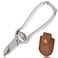Camila Solingen CS13 Large Heavy Duty Toe Nail Clipper for Thick Toenails Manicure Pedicure Double Barrel Spring Super Sharp Trimmer Curved Carbon Steel 20mm Blade Made in Solingen Germany