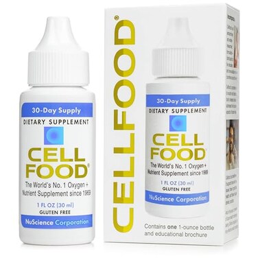 مكمل الأكسجين السائل Cellfood Oxygen Boost، 30 مل، لتصريف الجهاز اللمفاوي، دوار المرتفعات، اضطراب الرحلات الجوية الطويلة، التعب، الصداع، آثار الإفراط في تناول الكحول، الطاقة، خالٍ من الغلوتين، معتمد كوشير، يكفي لأكثر من 22 لترًا.