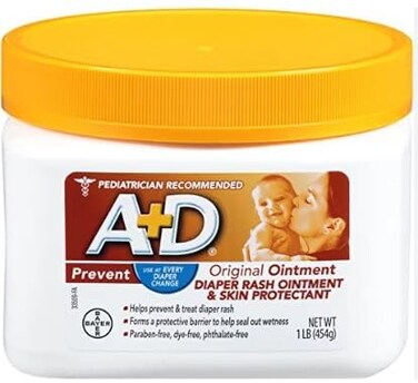 مرهم حفاضات أصلي من A+D AD، عبوة 1 رطل