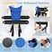 KAVIL Gait Belt for Seniors Transfer Gate Belt for Elderly Lifting with 8 Handles Physical Therapy Lift Assist Patient Fall Prevention Medical Walking Standing Aids Supports Safety Harness Mesh Blue