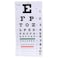 Elite Medical EMI Premium Quality Snellen Wall Eye Chart Accurate 20Foot Vision Testing Dimensions 22x11 Ideal for Optometrist Offices and Eye Exams